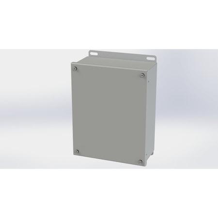 Saginaw Control & Engineering Captive Screws Electrical Enclosures, 10.13 in H, 4 in D, 8 in W, NEMA 3R, 4, 12, 13, Carbon Steel SCE-1008SC